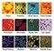 Sax Colorburst Glazes, 1 Pint Jars, Assorted Colors, Set of 12